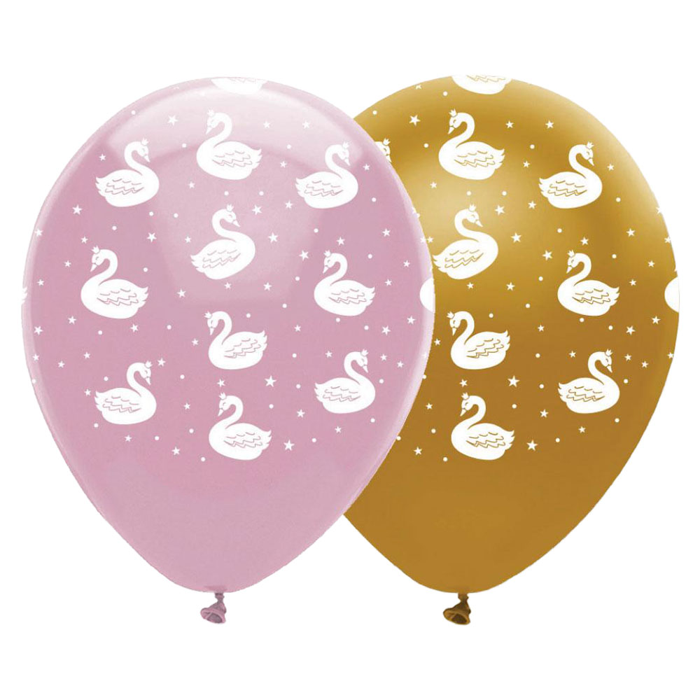 Läs mer om Latexballonger Stylish Swan Party