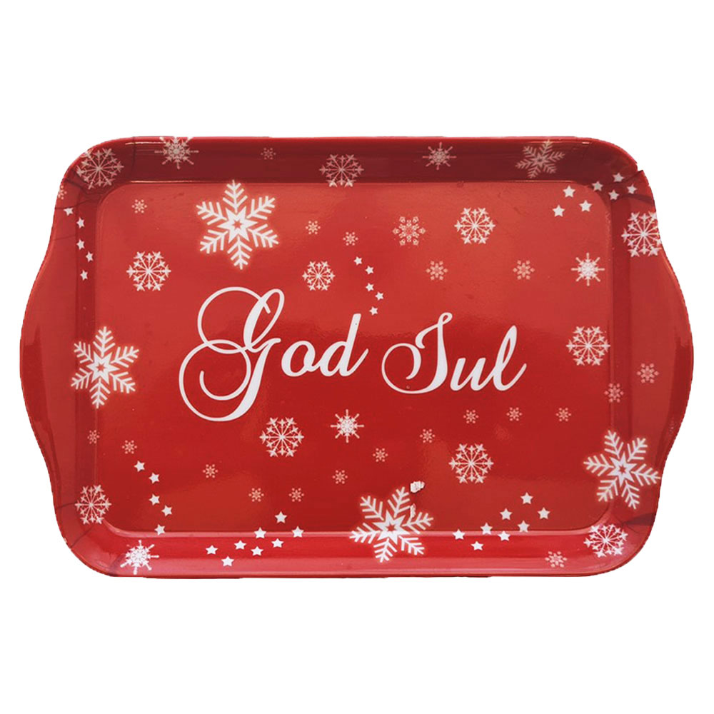 Liten Serveringsbricka God Jul | Festartiklar//Dukning//Högtider//Juldukning//Juldekorationer//Jul | PartyOutlet