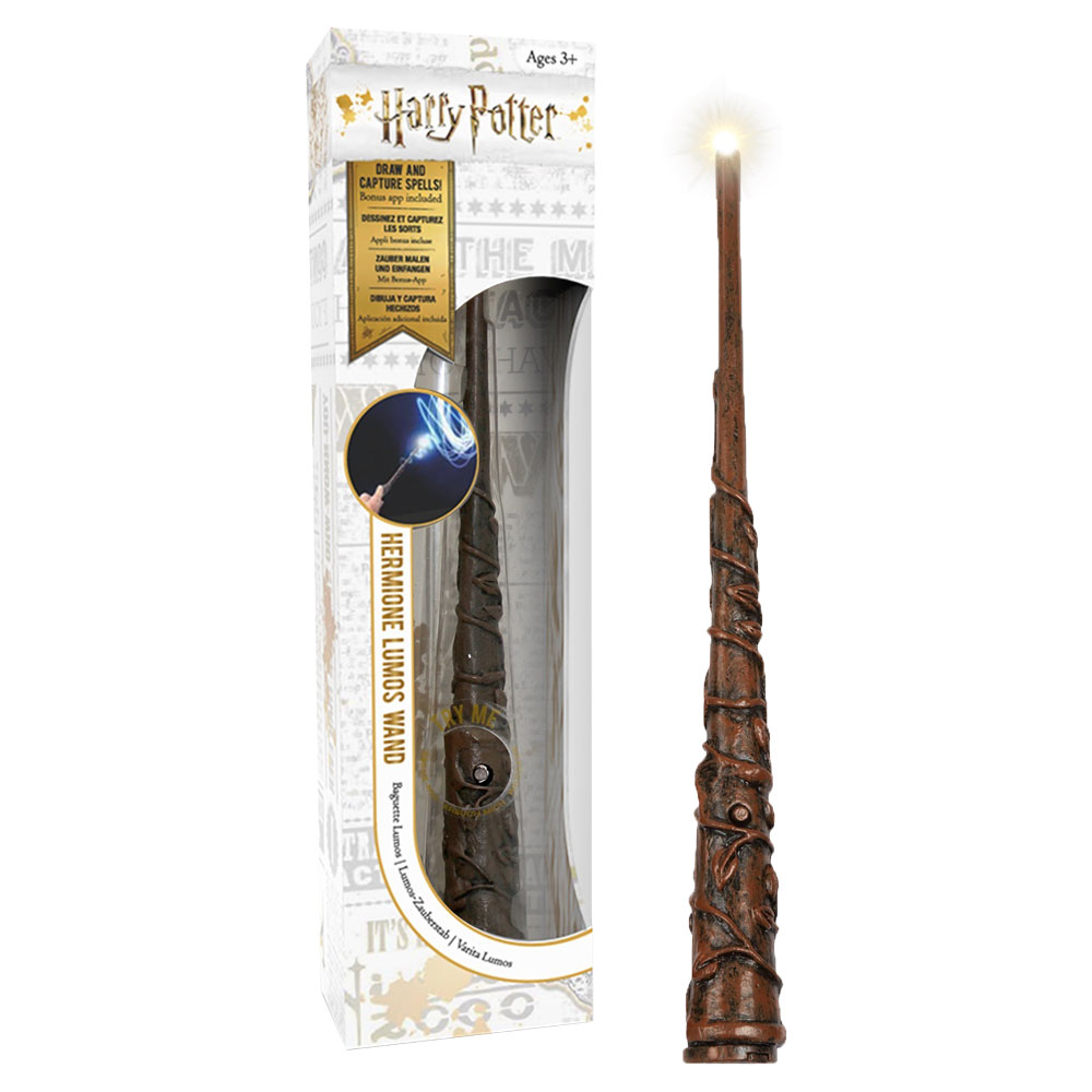 Lumos Wand Trollstav med Ljus Hermione