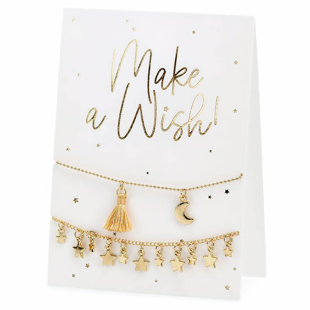Läs mer om Make a Wish Kort med Armband