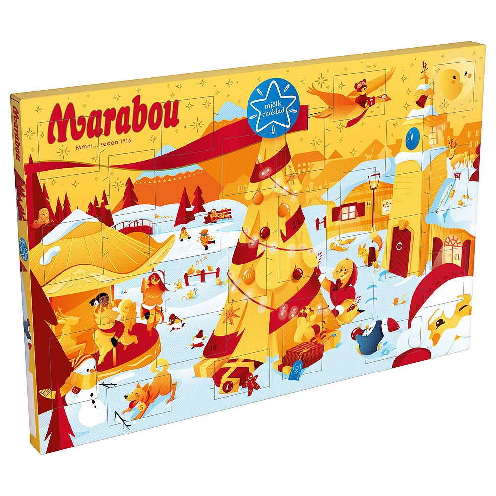 Läs mer om Marabou Mjölkchoklad Adventskalender