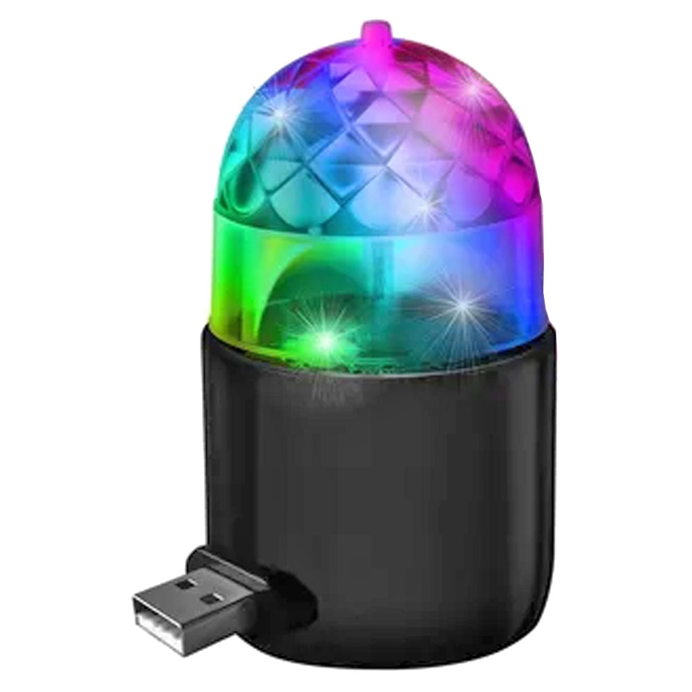 Läs mer om Mini LED Stående Discolampa USB