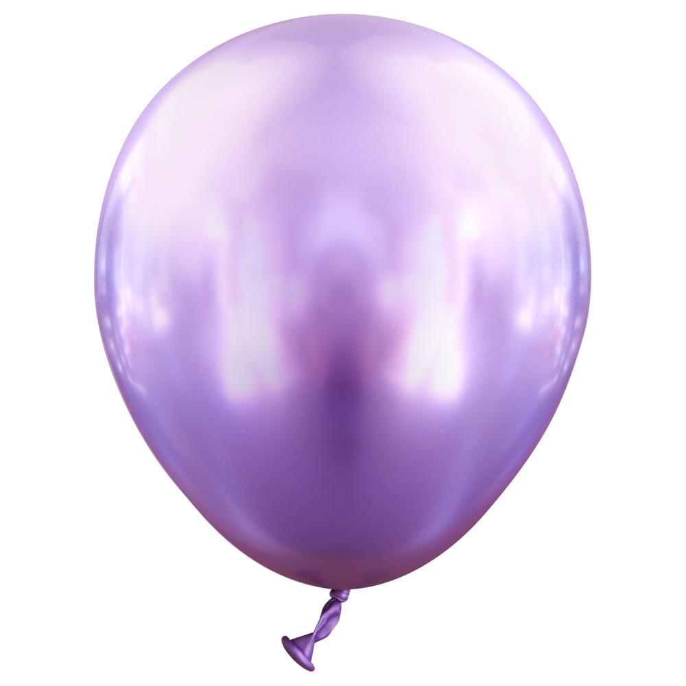 Läs mer om Miniballonger Chrome Lila 100-pack
