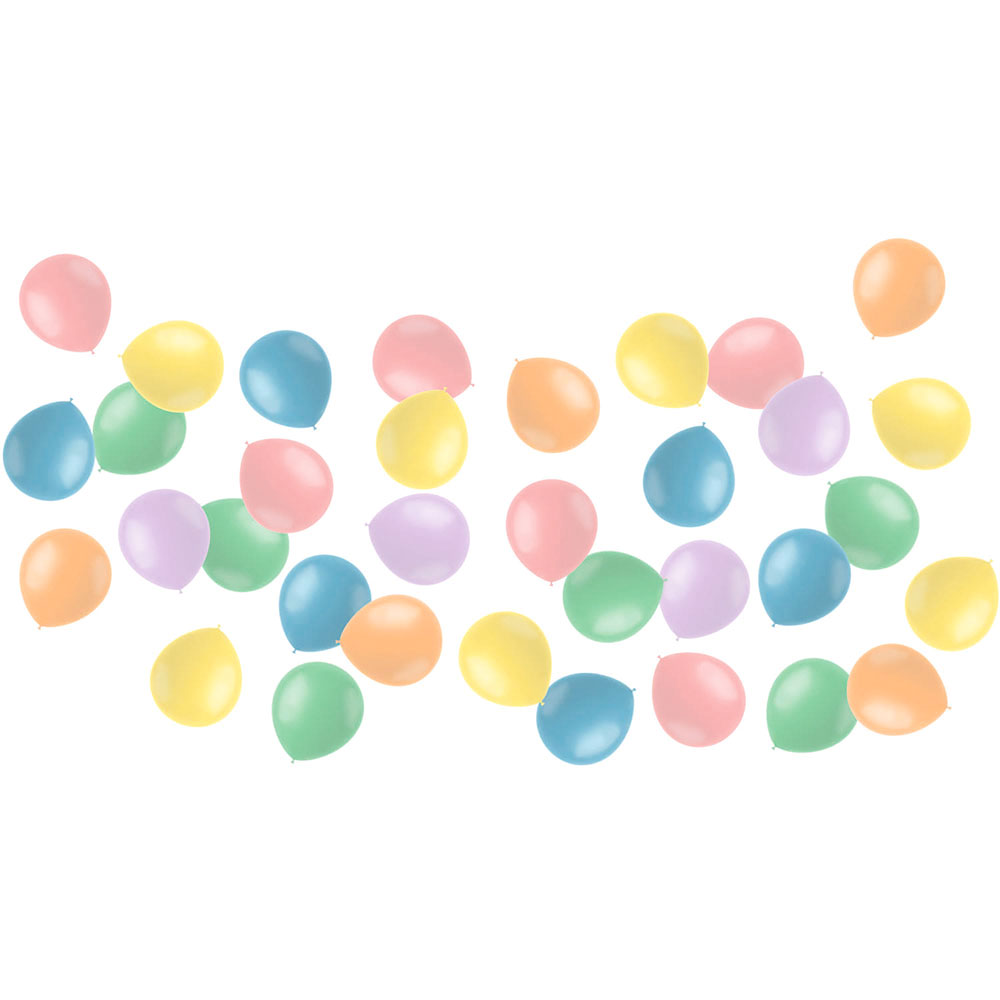 Läs mer om Miniballonger Pastell Mix 50-pack