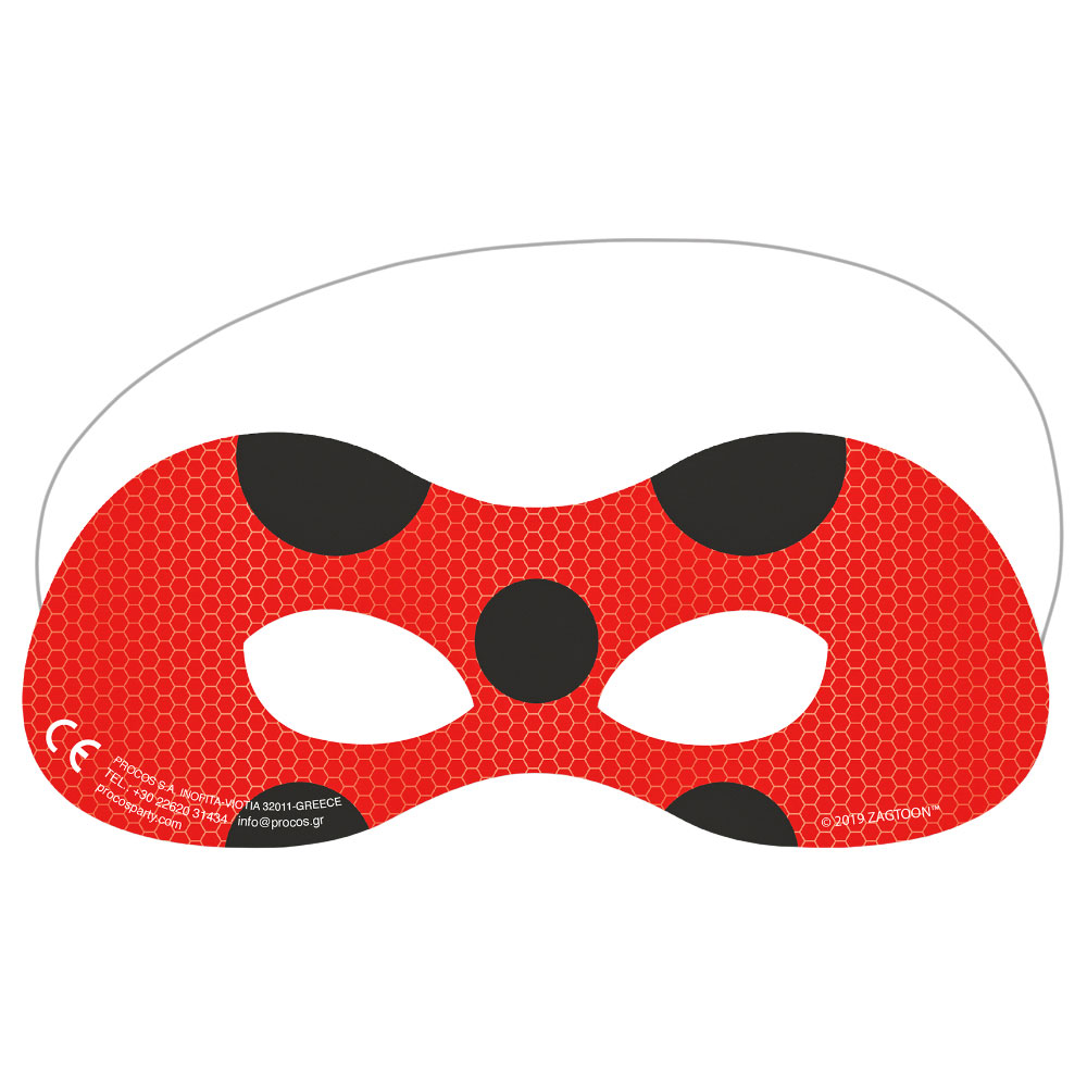 Läs mer om Miraculous Ladybug Pappmasker