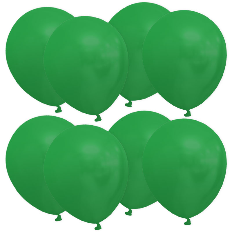 Läs mer om Mörkgröna Miniballonger Dark Green 100-pack