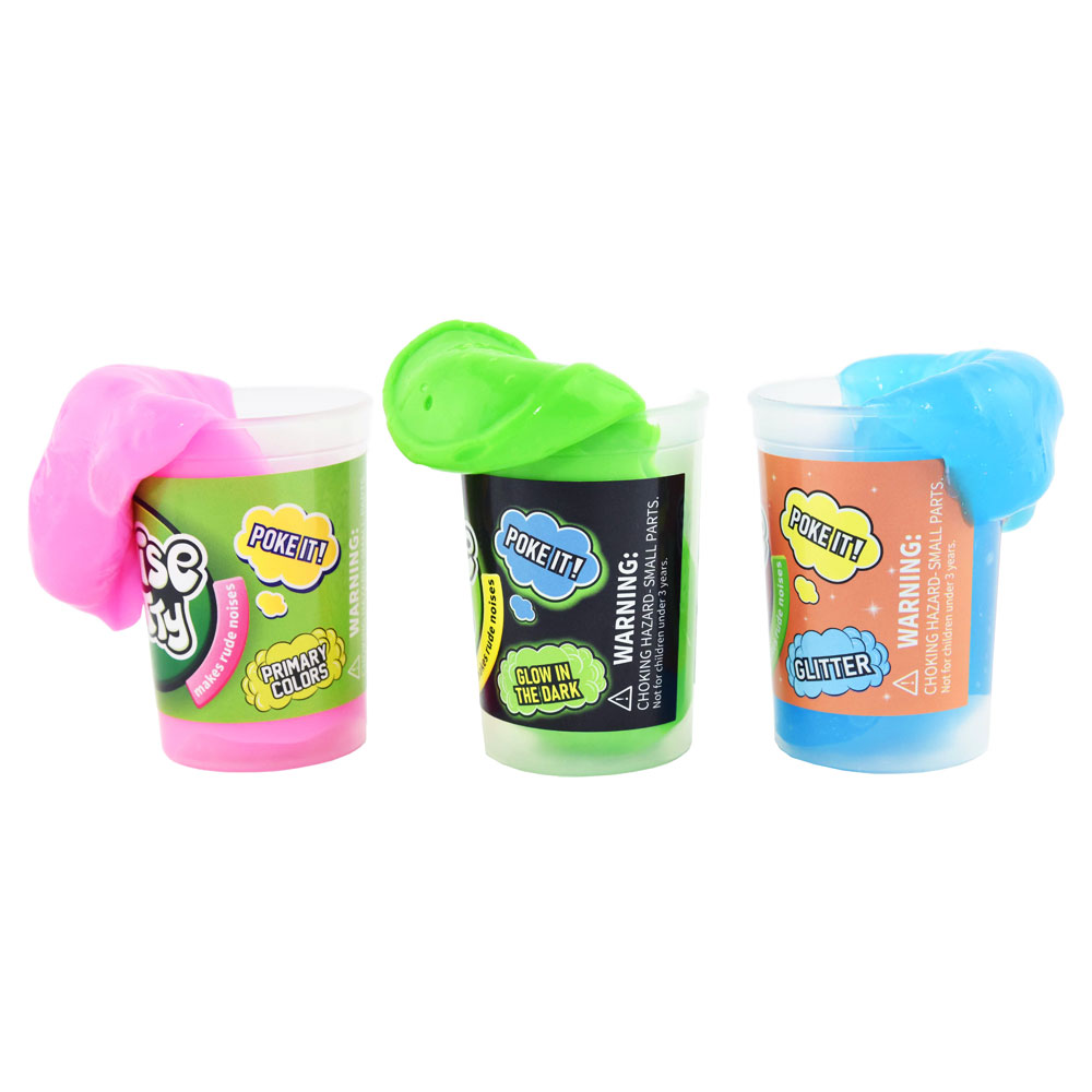 Läs mer om Noise Putty Slime 3-pack