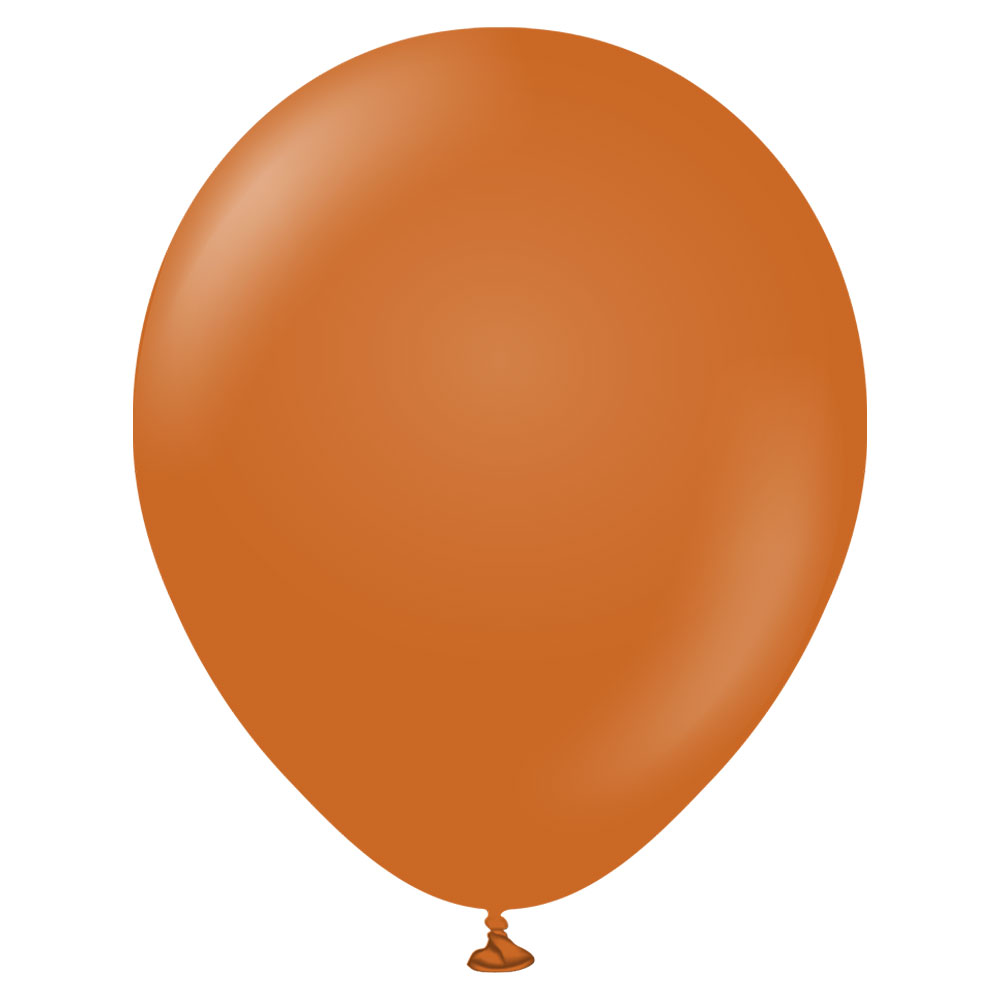 Läs mer om Orange Stora Standard Latexballonger Rust Orange
