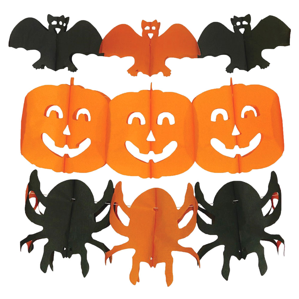 Läs mer om Pappgirlang Halloweenfigurer