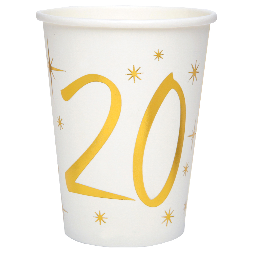 Pappmuggar 20 År Sparkle