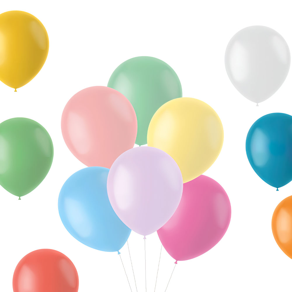 Läs mer om Pastell Mix Latexballonger 50-pack