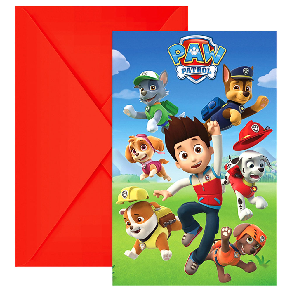 Läs mer om Paw Patrol The Movie Inbjudningskort