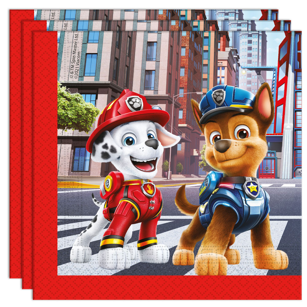 Läs mer om Paw Patrol The Movie Servetter