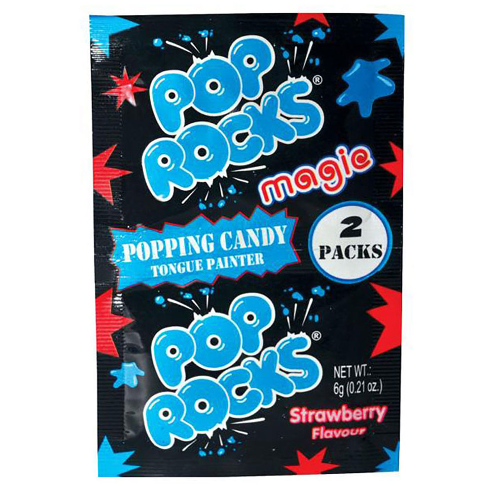 Läs mer om Pop Rocks Poppande Godis Magic Jordgubb 2-pack