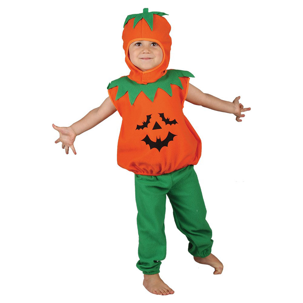 Läs mer om Pumpa Halloween Dräkt Barn