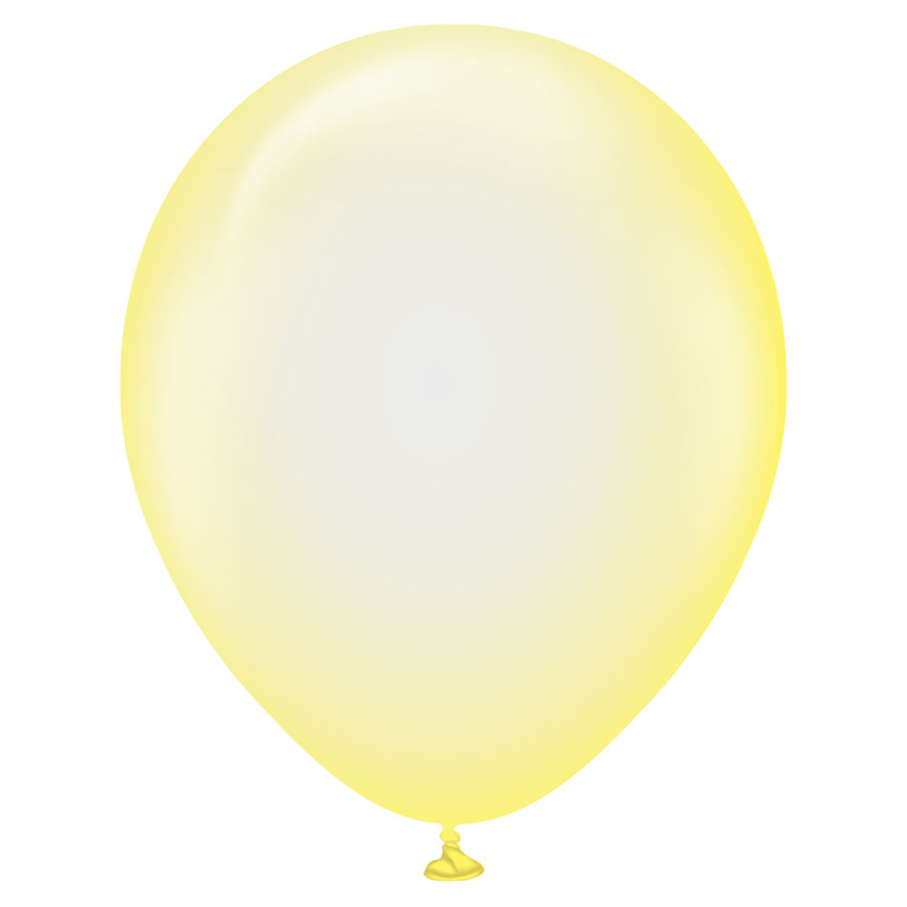 Läs mer om Pure Crystal Latexballonger Gul
