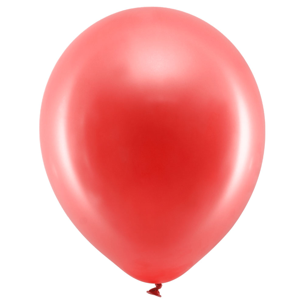 Läs mer om Rainbow Latexballonger Metallic Röda