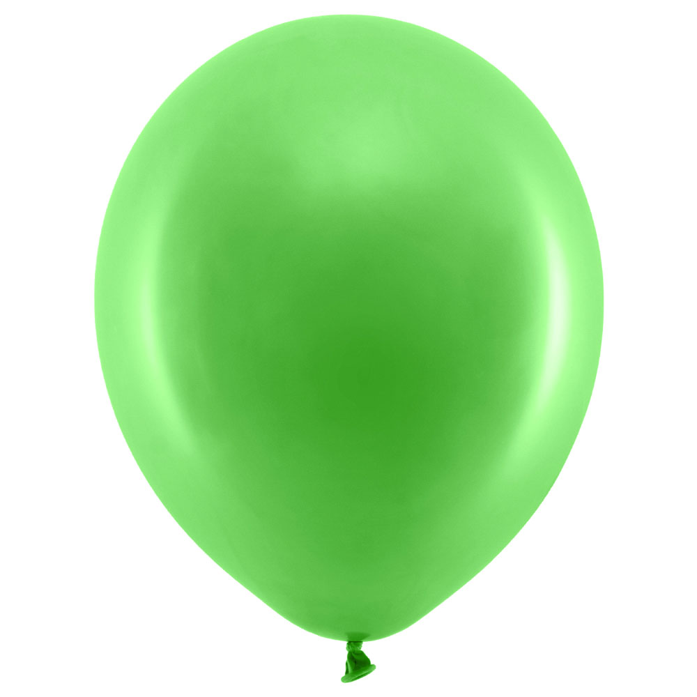 Läs mer om Rainbow Latexballonger Pastell Gröna