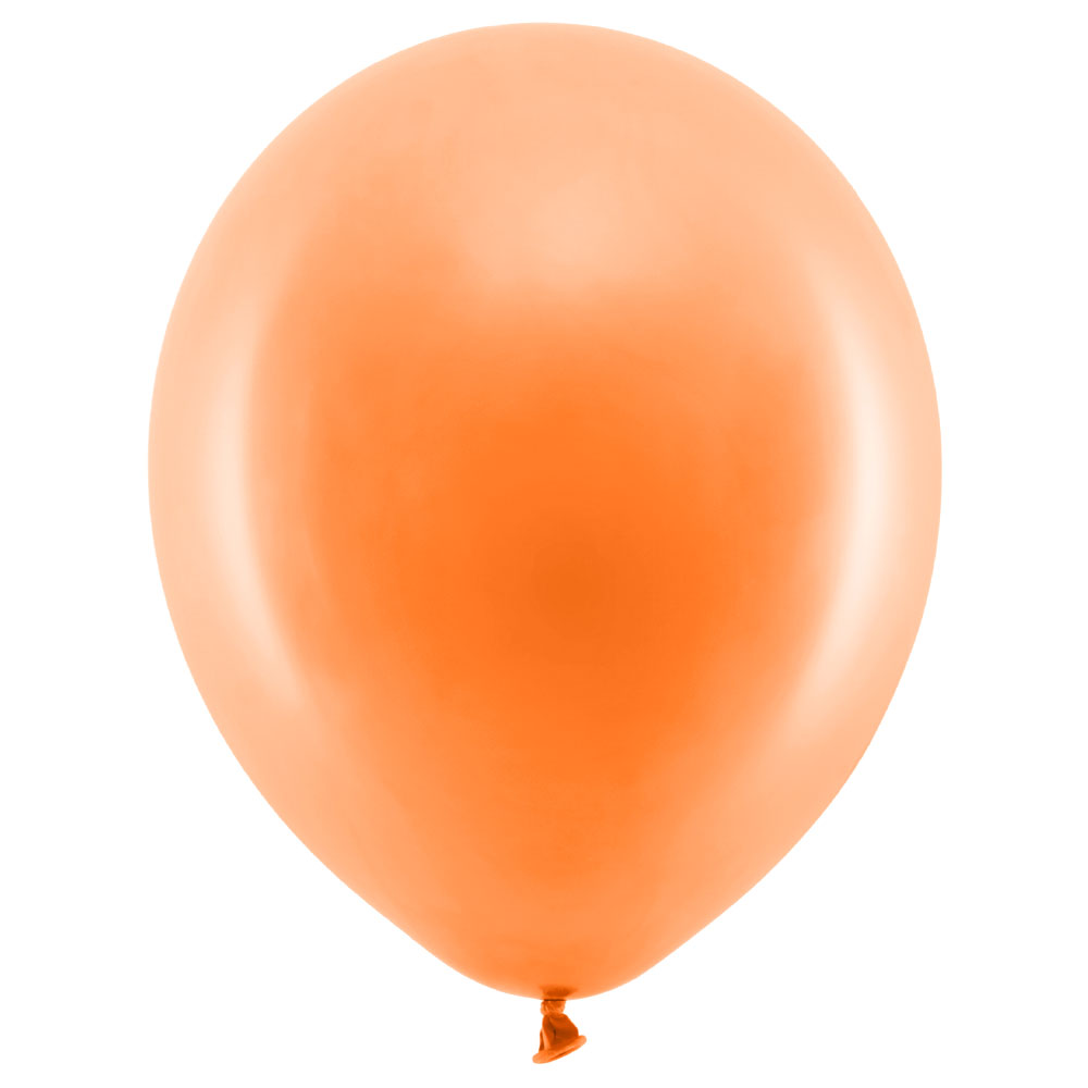 Läs mer om Rainbow Latexballonger Pastell Orange