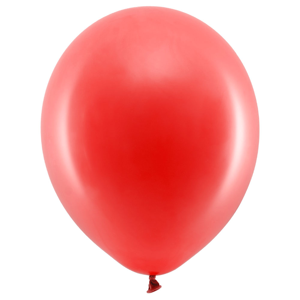 Läs mer om Rainbow Latexballonger Pastell Röda