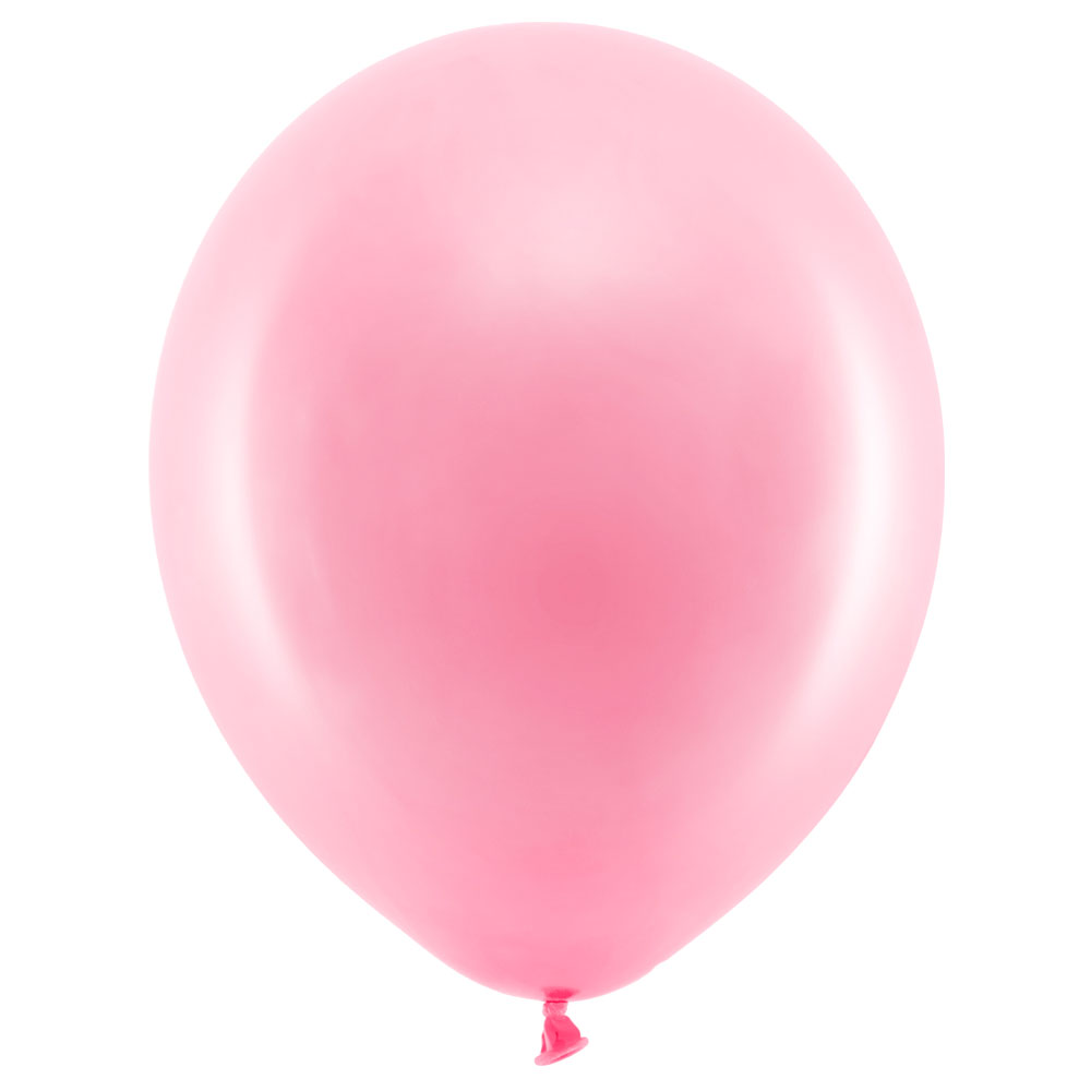 Läs mer om Rainbow Latexballonger Rosa 100-pack