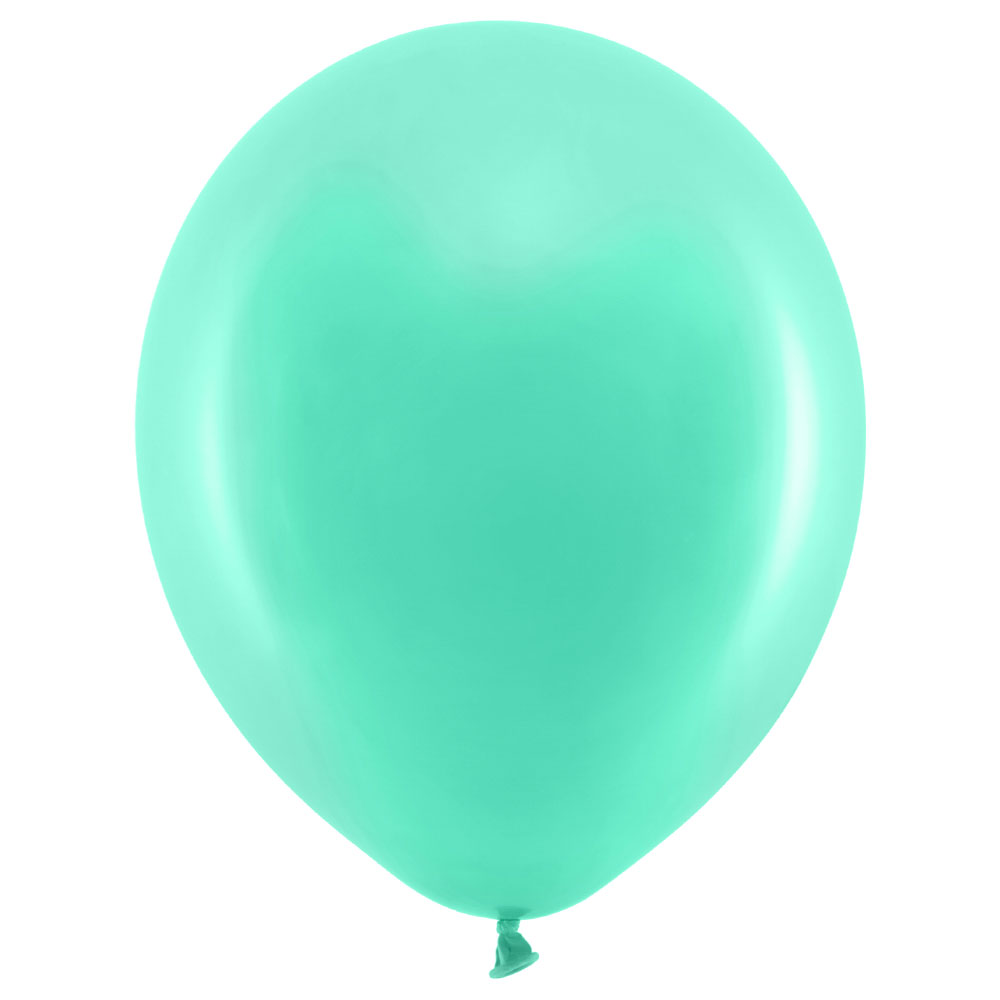 Läs mer om Rainbow Små Latexballonger Pastell Mintgröna