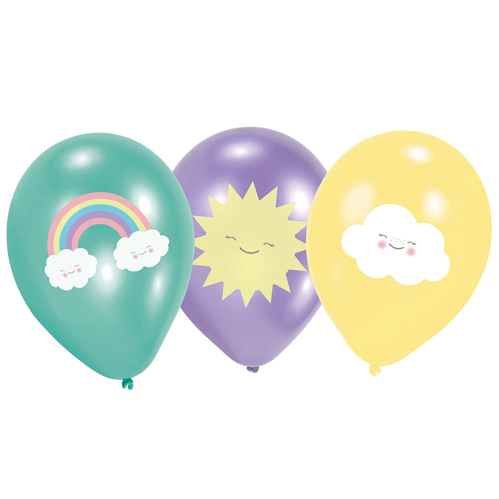 Läs mer om Regnbåge Latexballonger