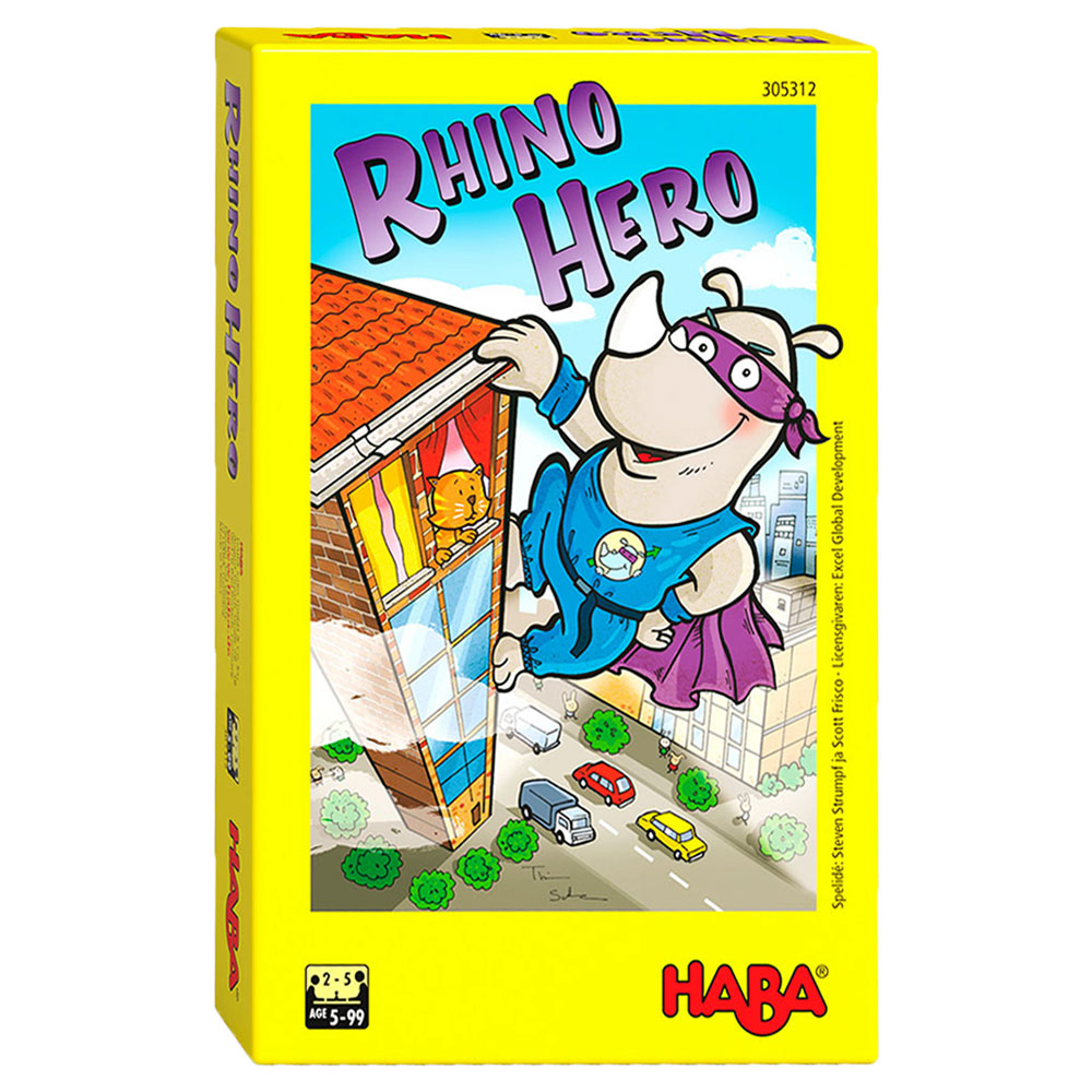 Läs mer om Rhino Hero Spel
