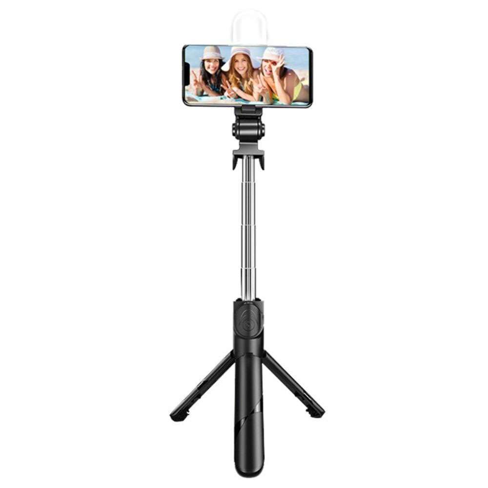 Selfiepinne LED med Stativ 100 cm