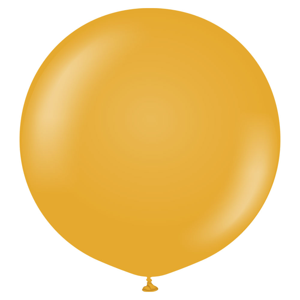 Läs mer om Senapsgula Stora Latexballonger Mustard