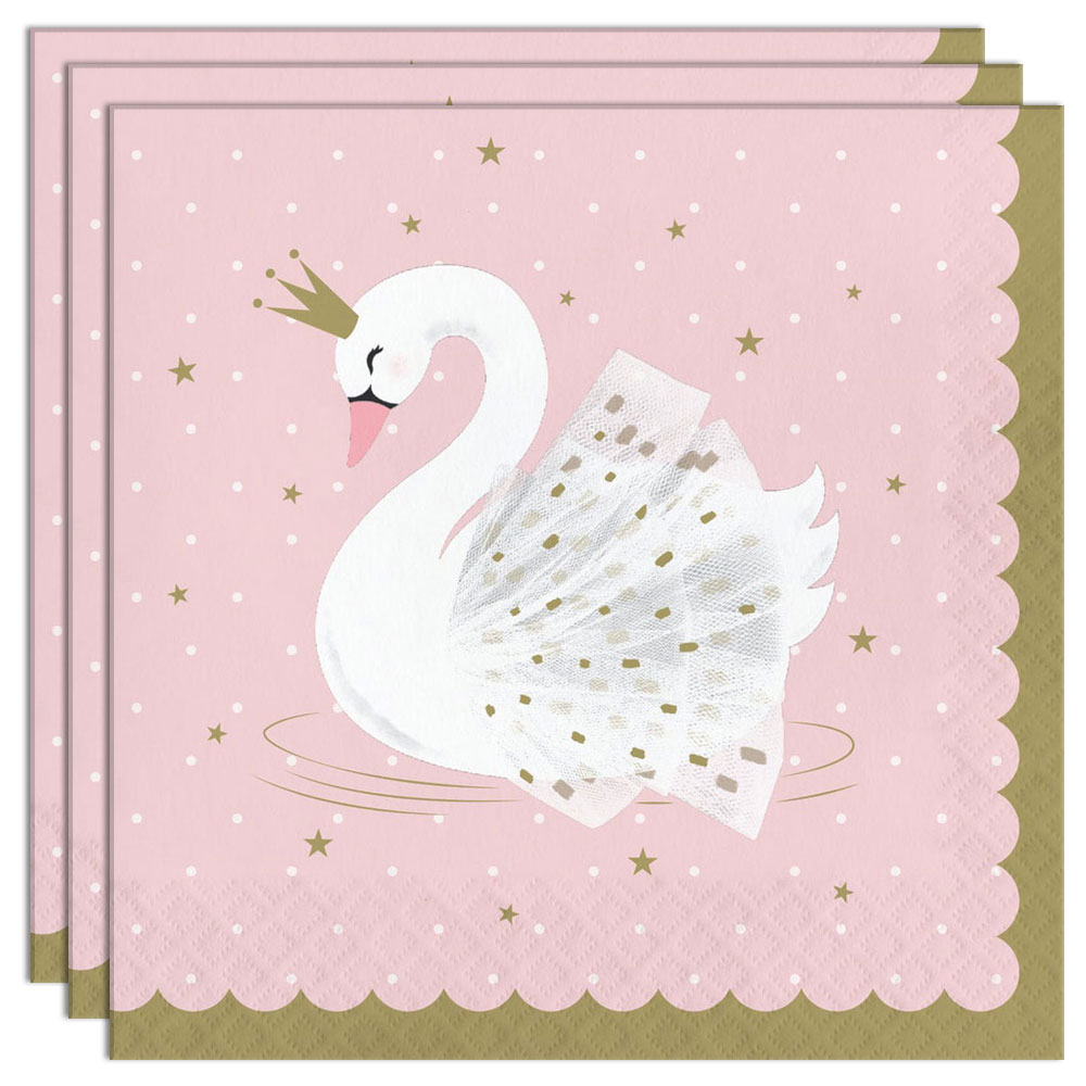 Servetter Stylish Swan Party