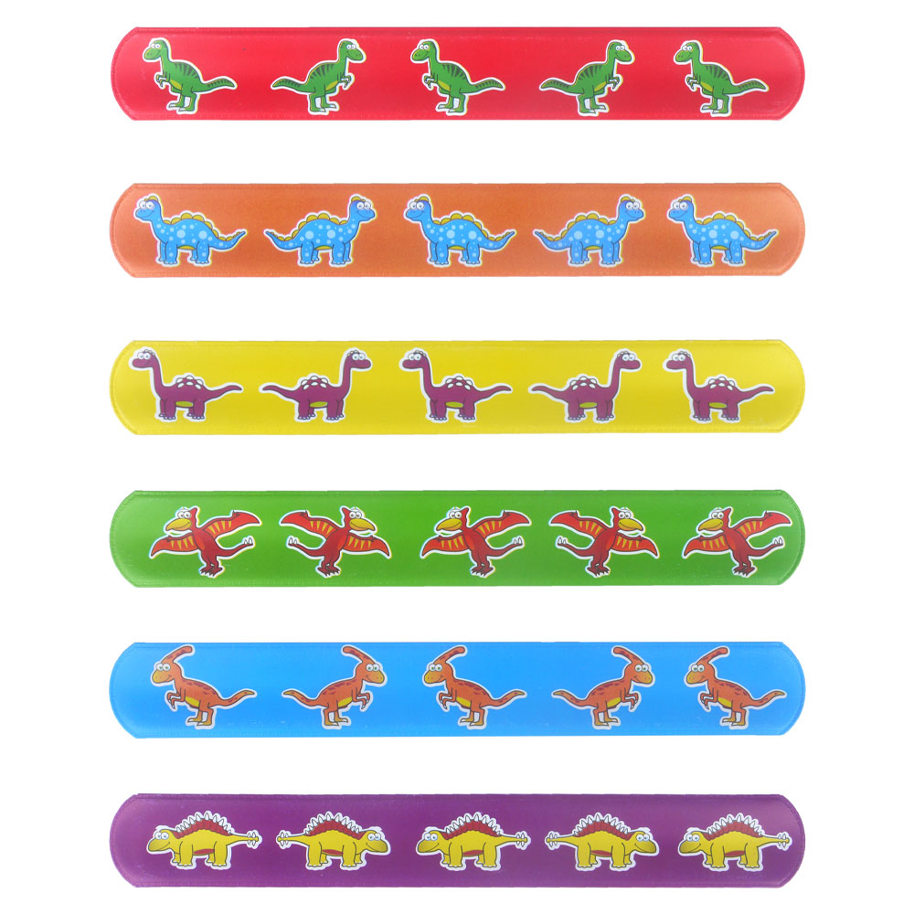 Läs mer om Slap Bracelet Snäpparmband Dinosaurier