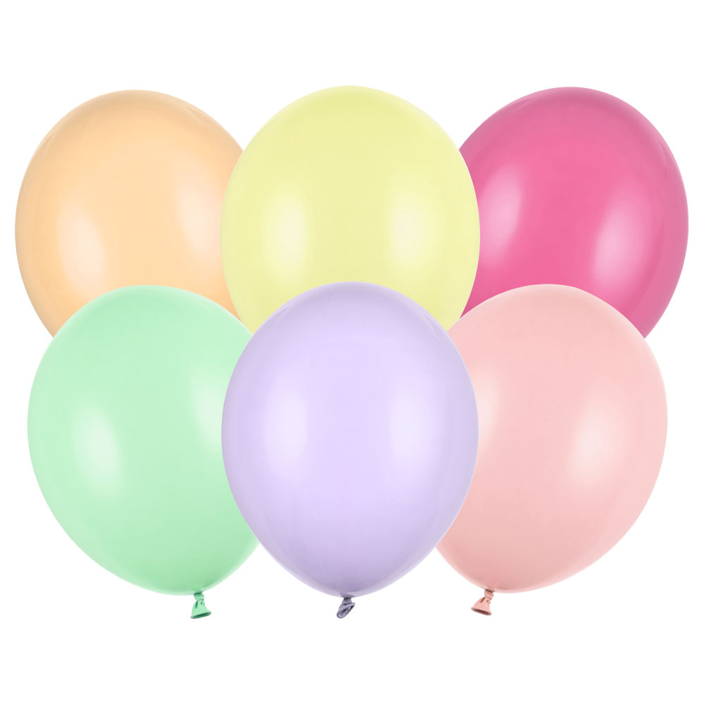 Läs mer om Små Latexballonger Pastellfärger 50-pack