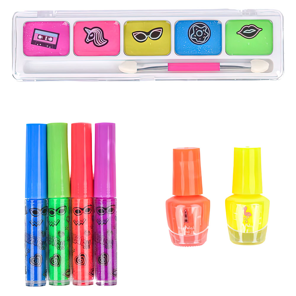 Läs mer om Smink och Nagellack Set Barn Neon