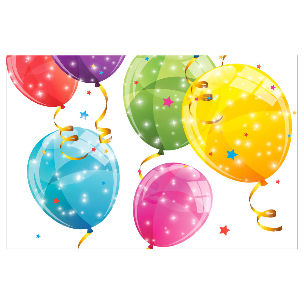 Läs mer om Sparkling Balloons Plastduk