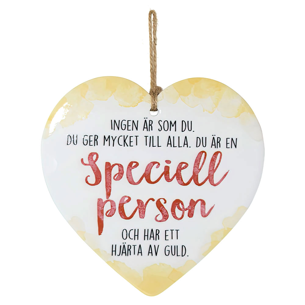 Speciell Person Keramikhjärta