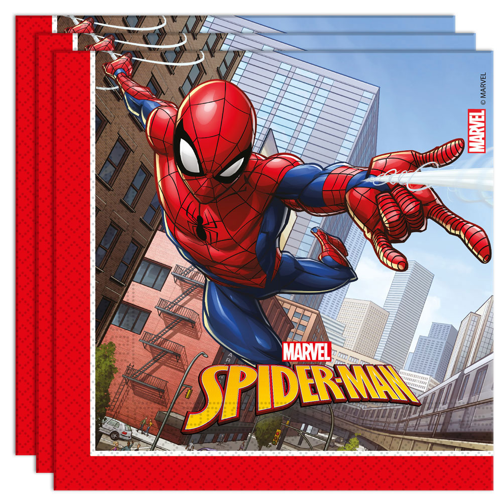 Läs mer om Spiderman Crime Fighter Servetter