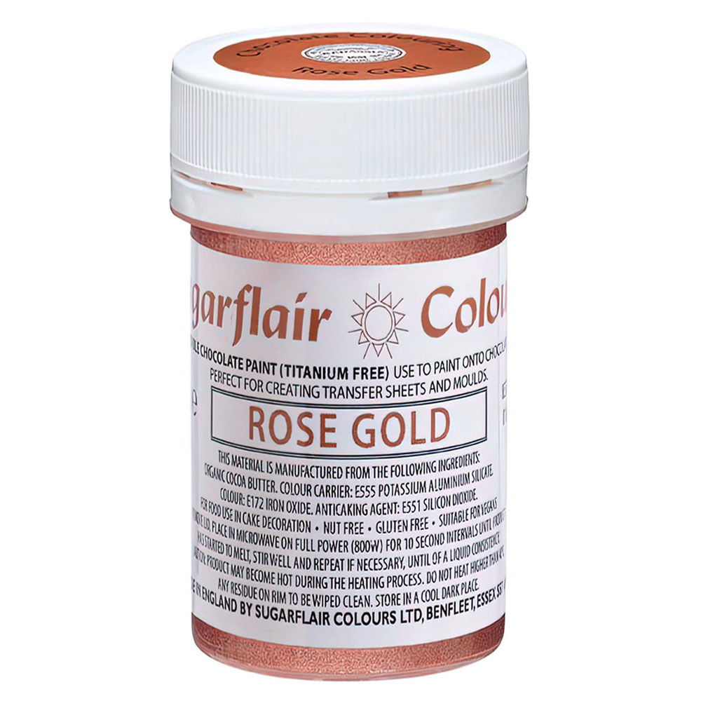 Läs mer om Sugarflair Karamellfärg Roséguld Matt