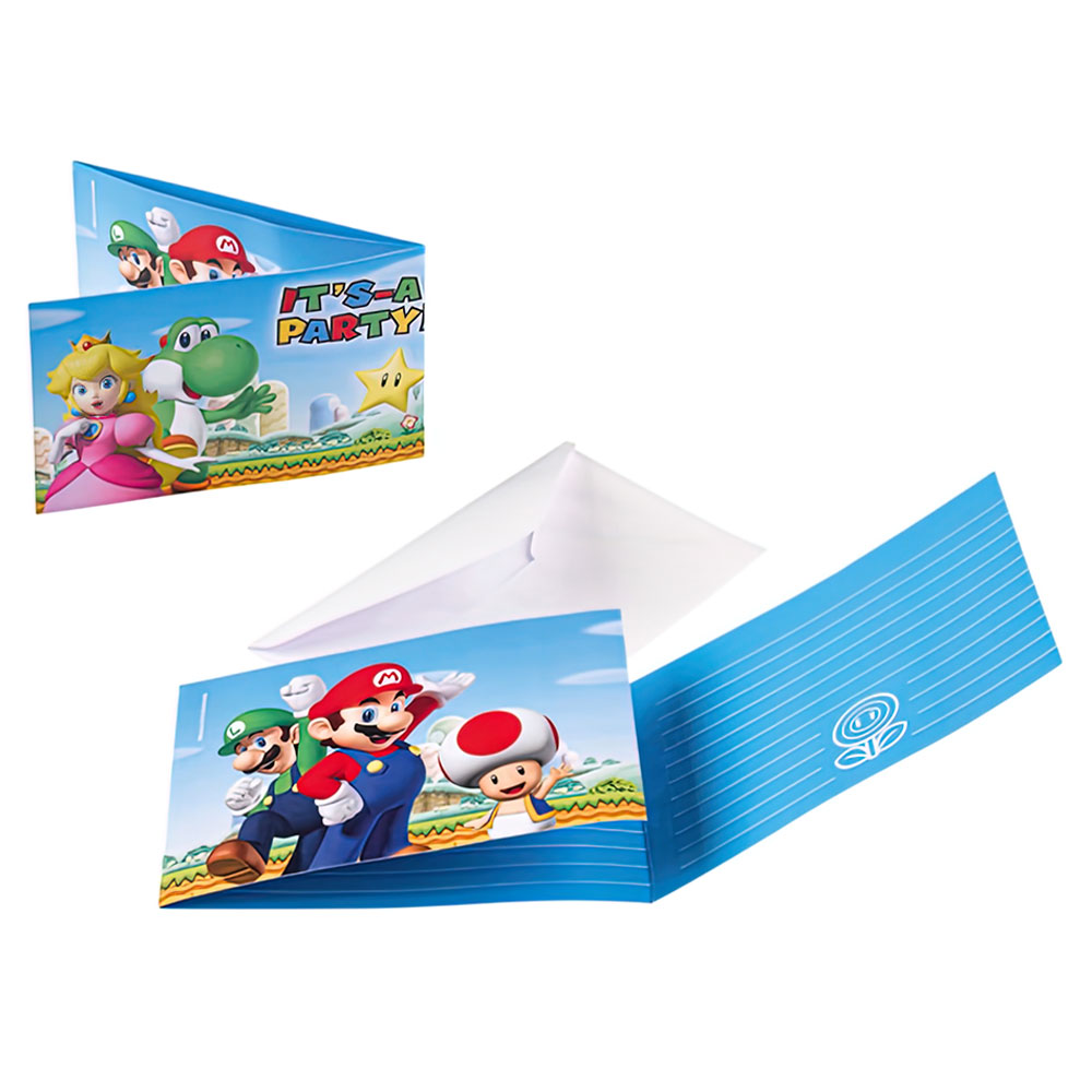 Läs mer om Super Mario Inbjudningskort