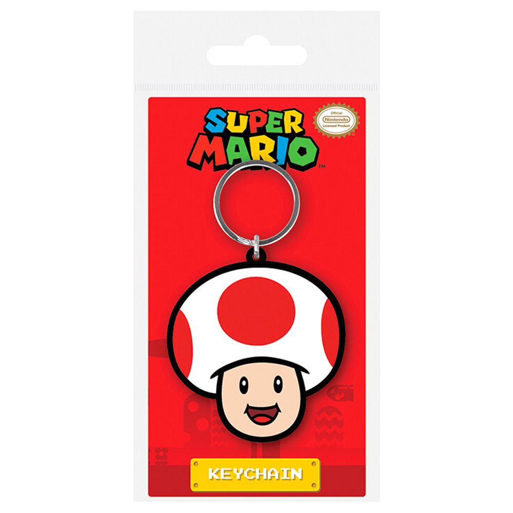 Läs mer om Super Mario Nyckelring Toad