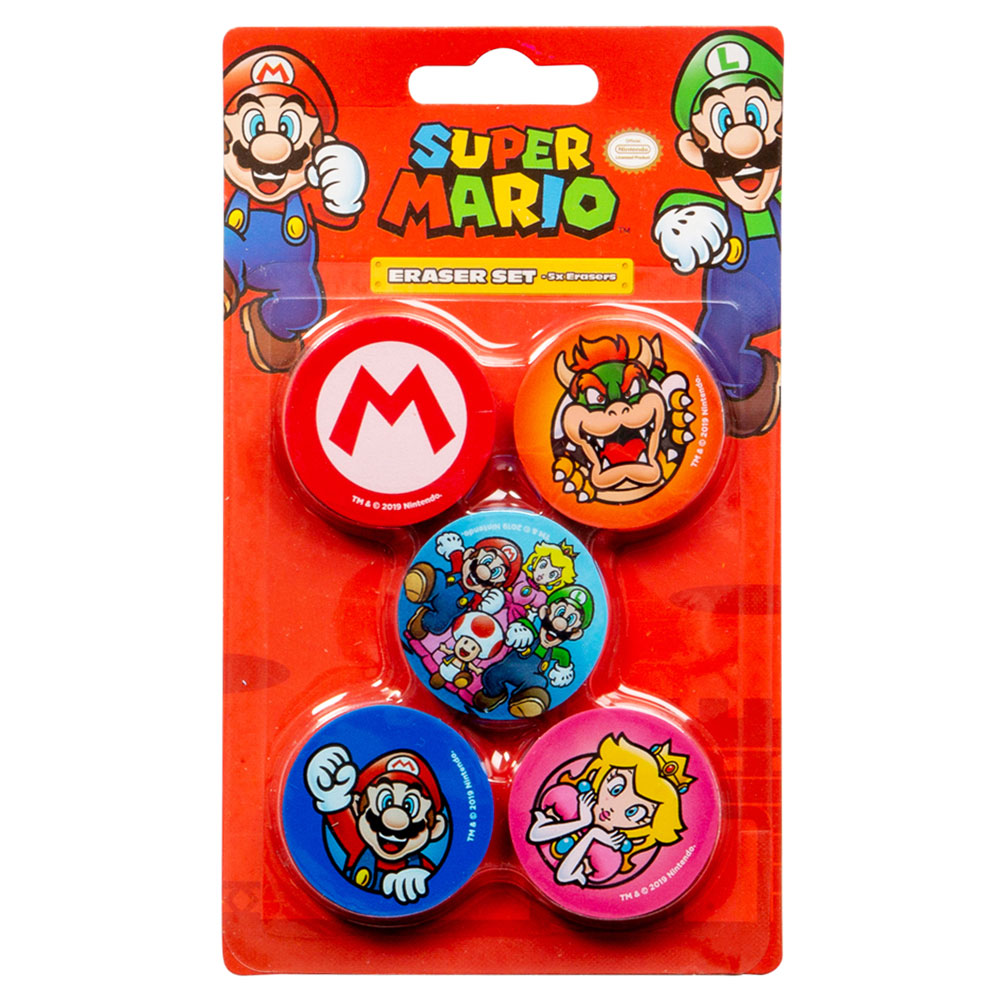 Super Mario Suddgummi Set