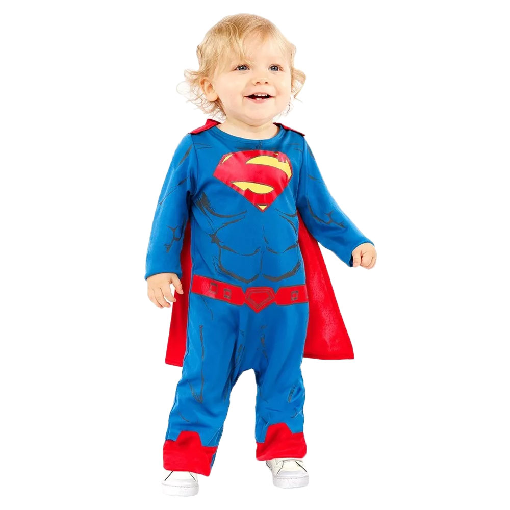 Läs mer om Superman Dräkt med Mantel Barn