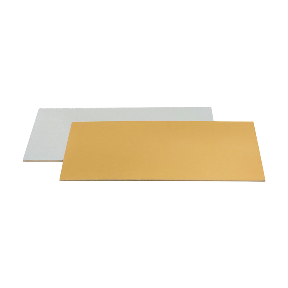 Tårtbrickor Guld & Silver Rektangulär 35 cm 100-pack