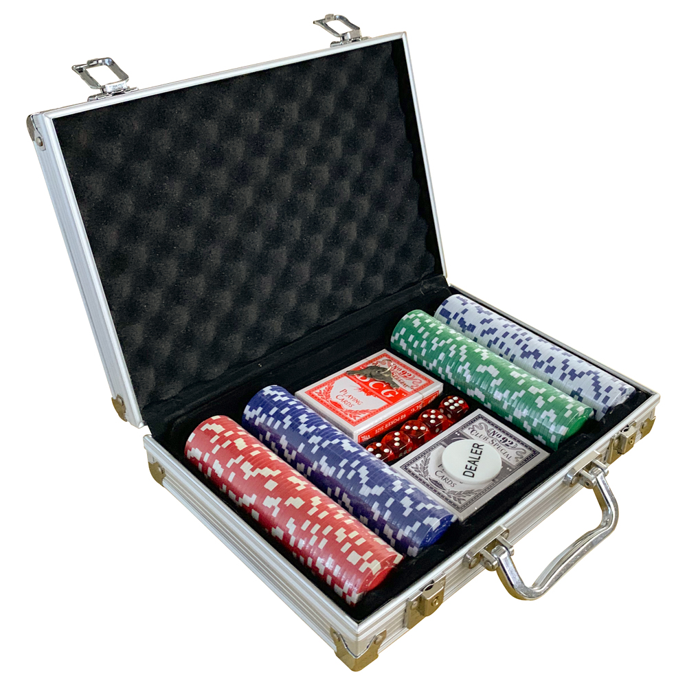 Läs mer om Texas Holdem PokerSet med Väska