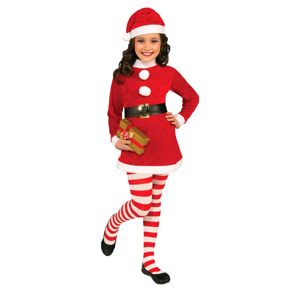 Läs mer om Tomteklänning Santa Girl Barn 7-9 år
