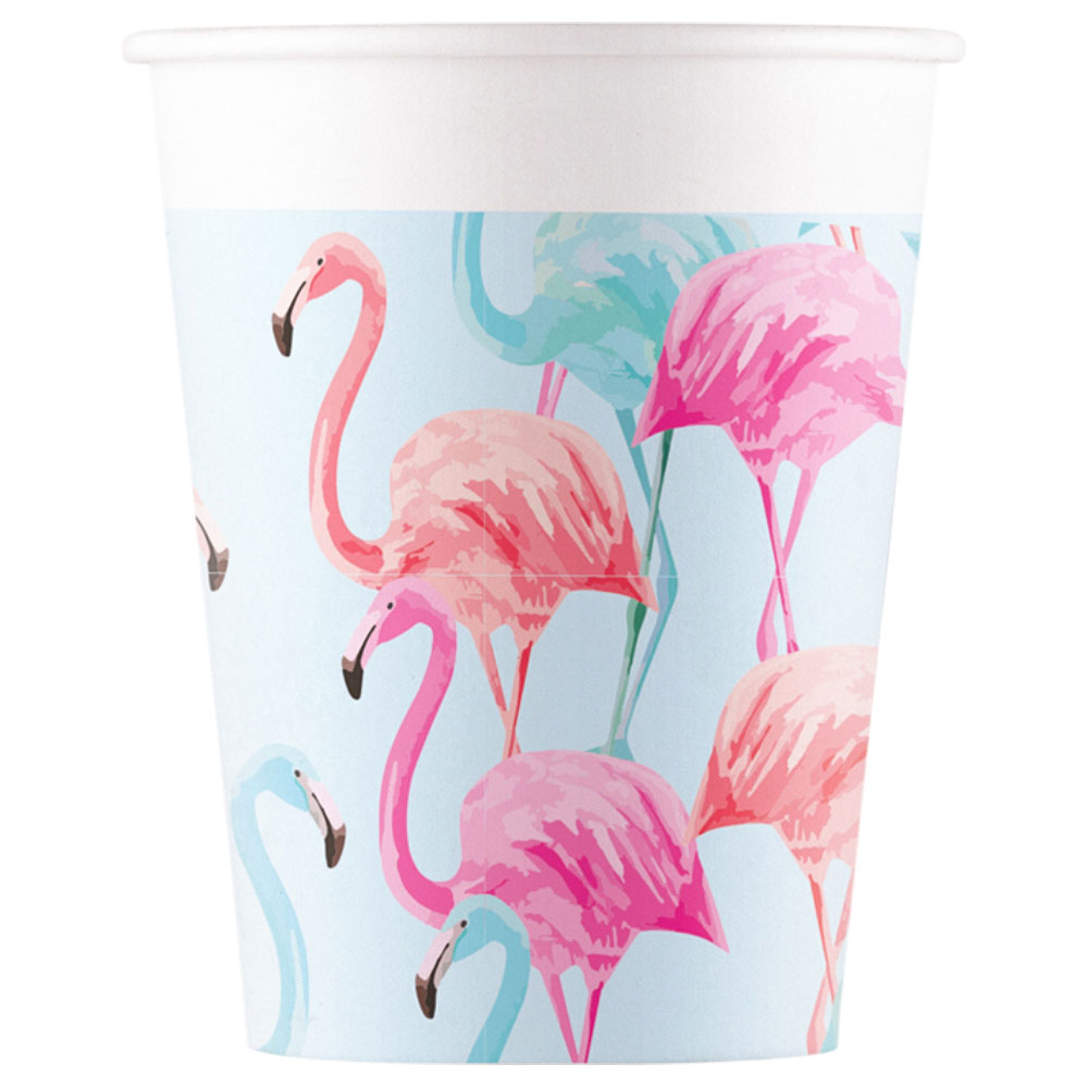 Läs mer om Tropical Flamingo Pappmuggar