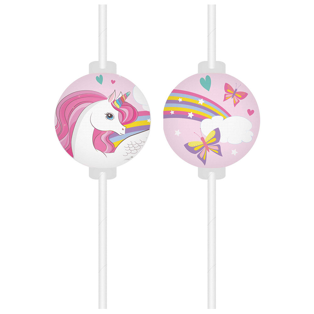 Unicorn Rainbow Sugrör