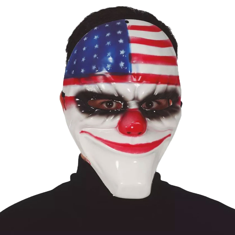 Läs mer om USA Clown Mask