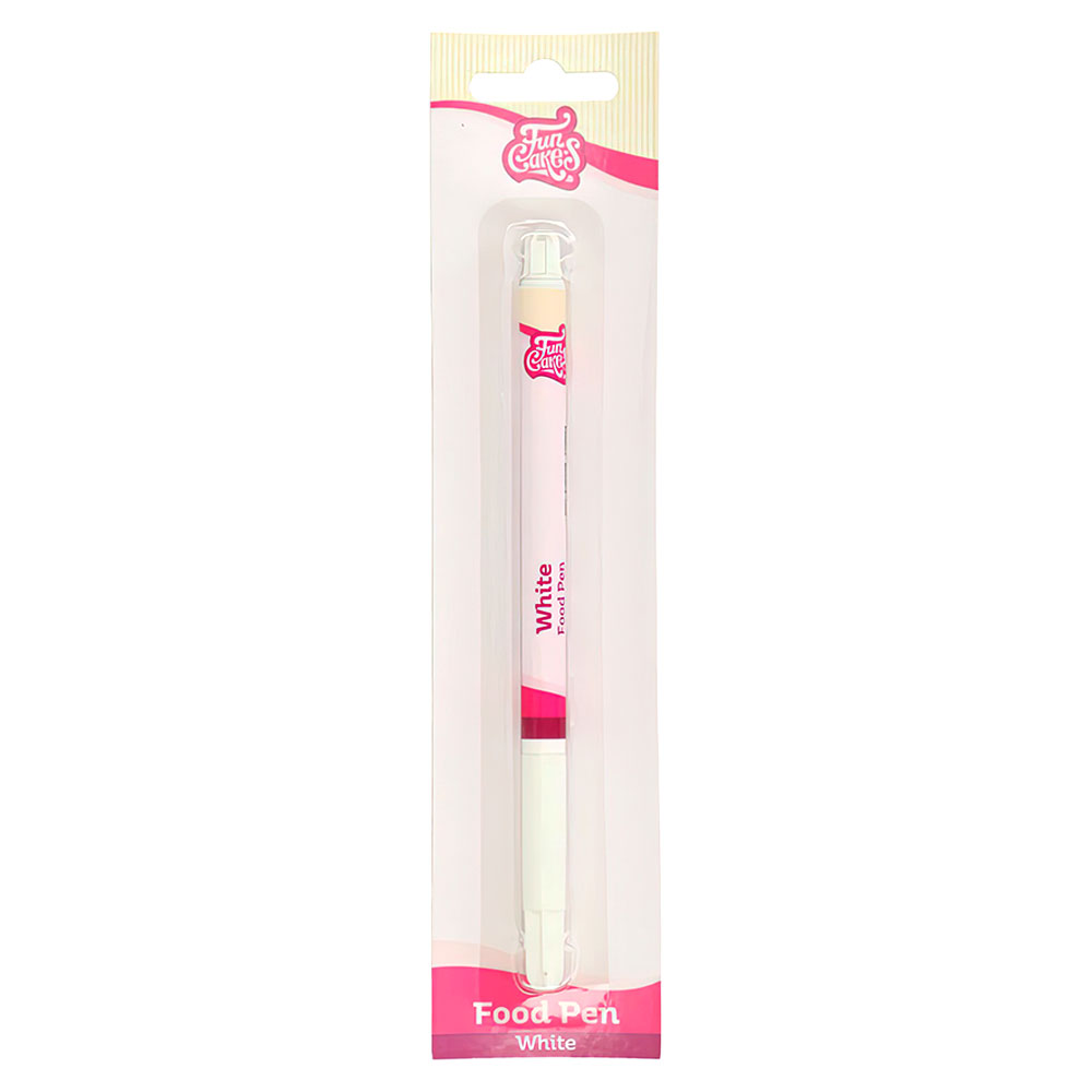 Vit Penna med Ätbar Färg Food Pen