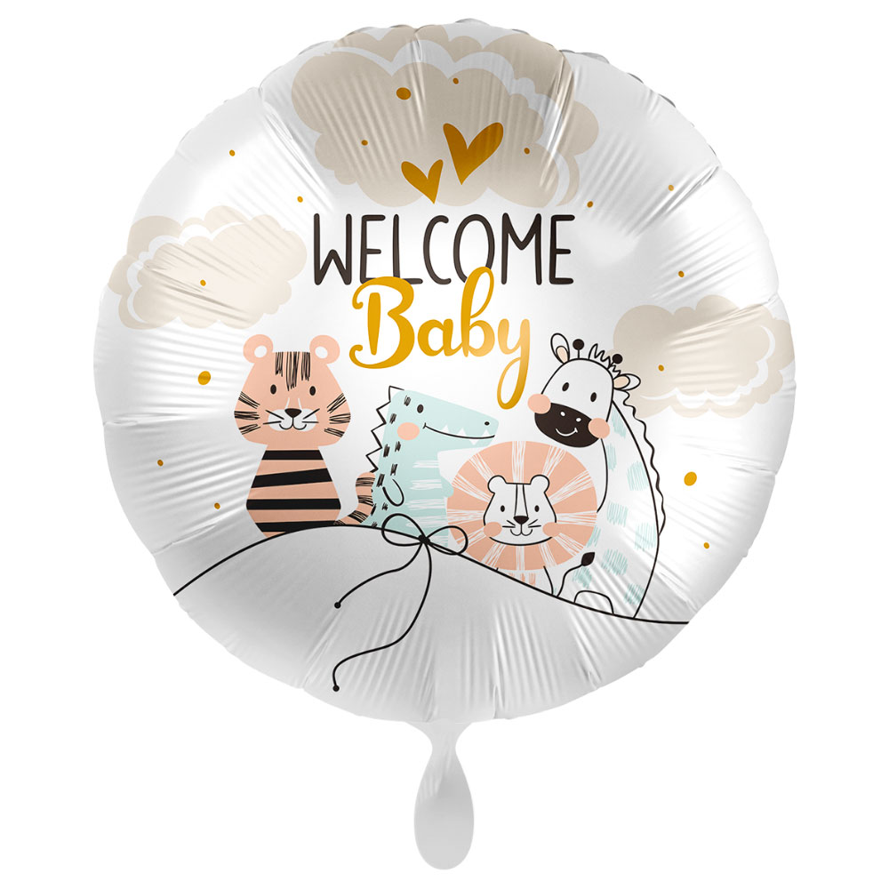 Läs mer om Welcome Baby Ballong Little Friends